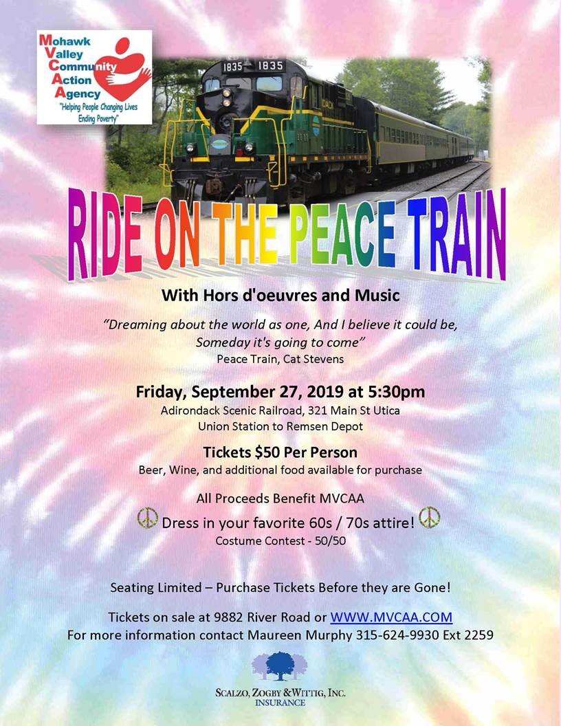 TEXT: Ride the Peace Train Event