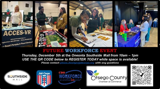 Businesses: Register Now for the Future Workforce Job Fair December 5, 2024 at Southside Mall